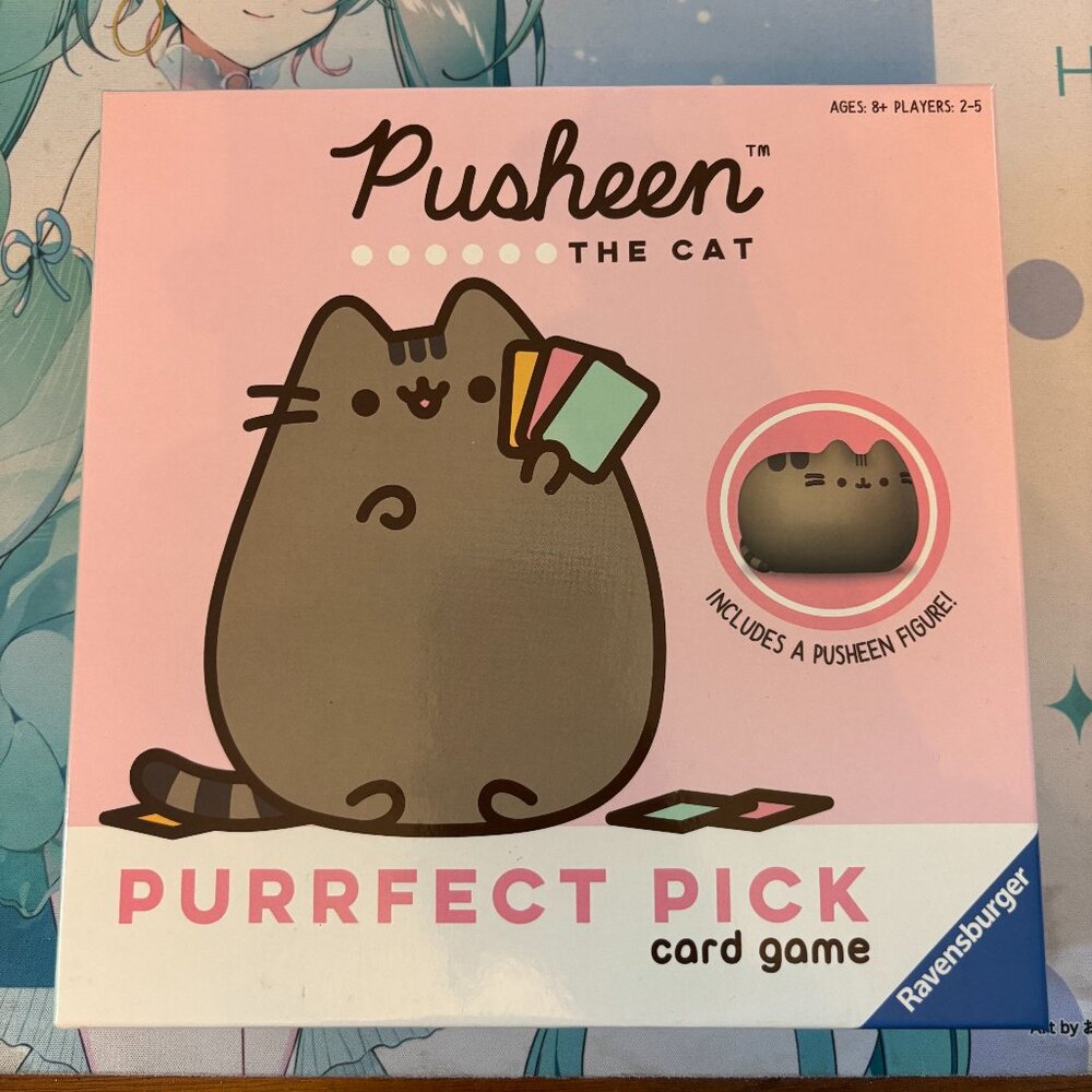 3 BRAND NEW: Ravensburger Pusheen The Cat Purrfect Pick Card Game